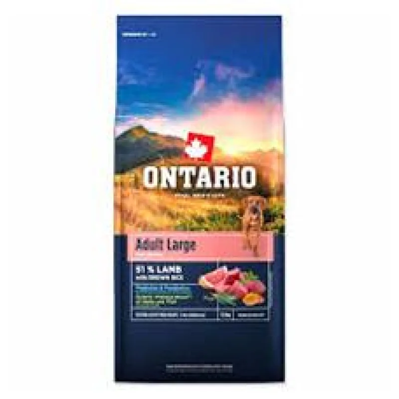 Ontario Adult Large Lamb & Brown Rice 2 x 12 kg