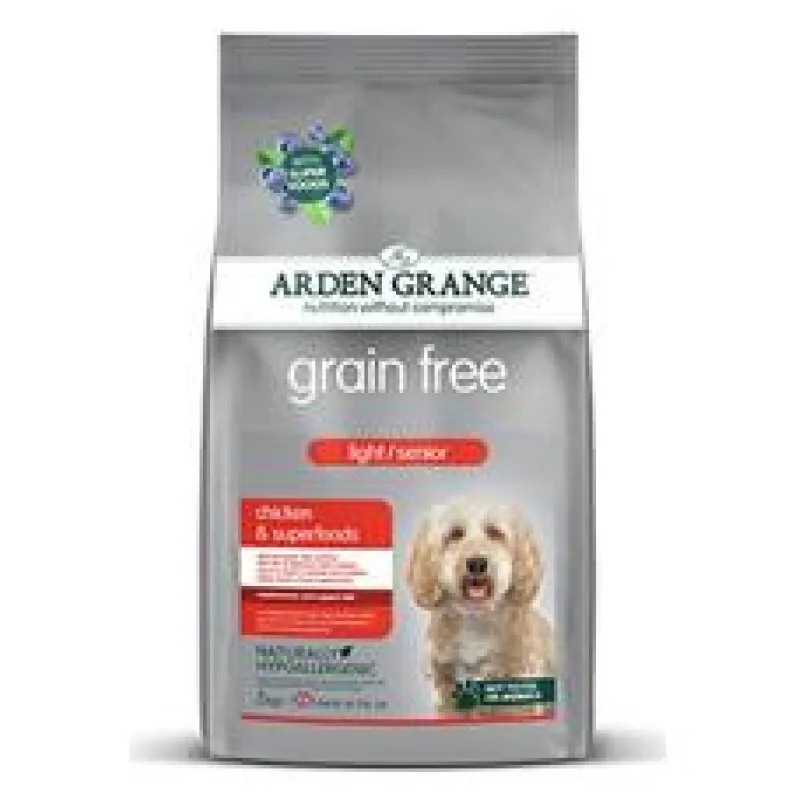 Arden Grange GF Dog Light/Senior Chick&Superfoods 2 kg