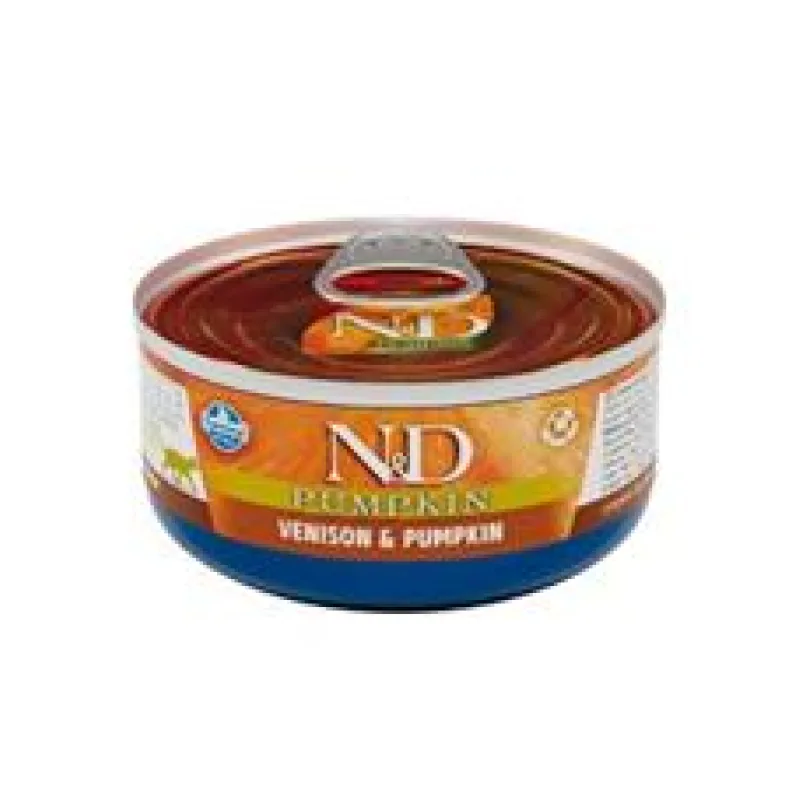 N&D CAT PUMPKIN Adult Venison & Pumpkin 70 g + 1 ks zdarma