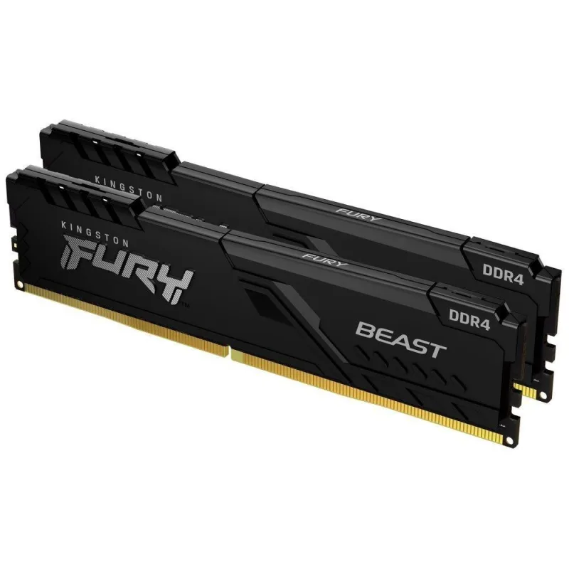 KINGSTON DIMM DDR4 64GB (Kit of 2) 3600MT/ s CL18 FURY Beast Černá…