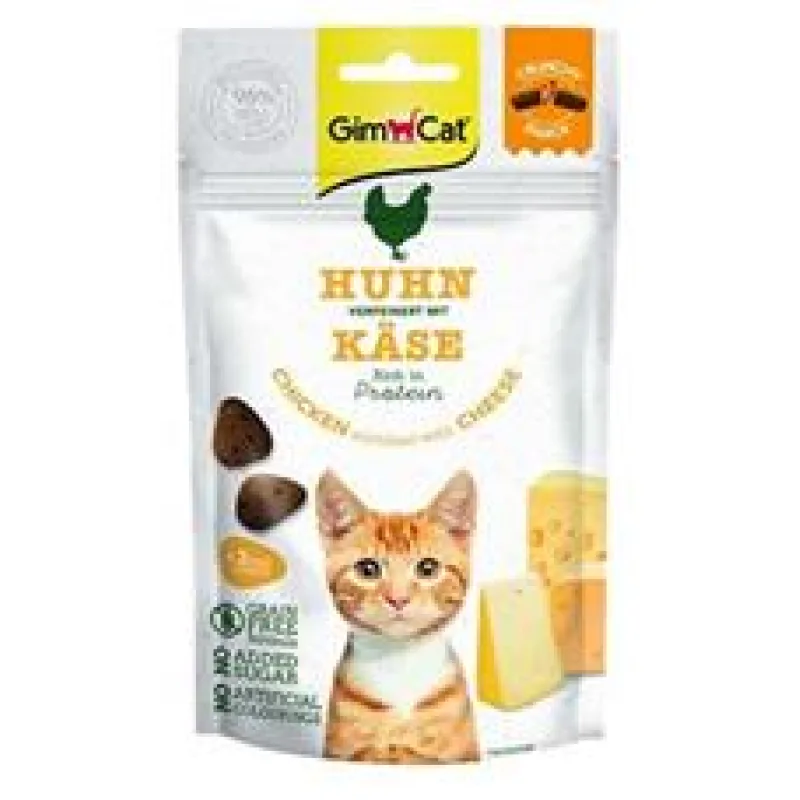 Gimcat Crunchy Snacks kuře se sýrem 50g