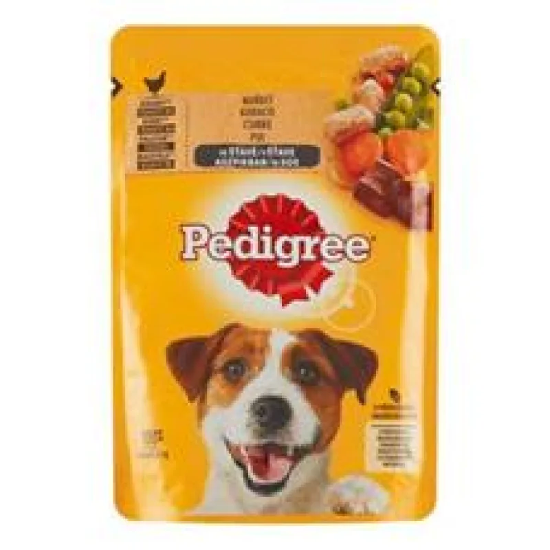 Pedigree kapsa kuřecí a zelenina ve šťávě 100g