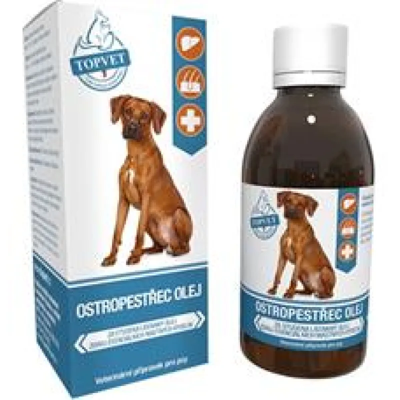 Ostropestřec olej Topvet 200ml