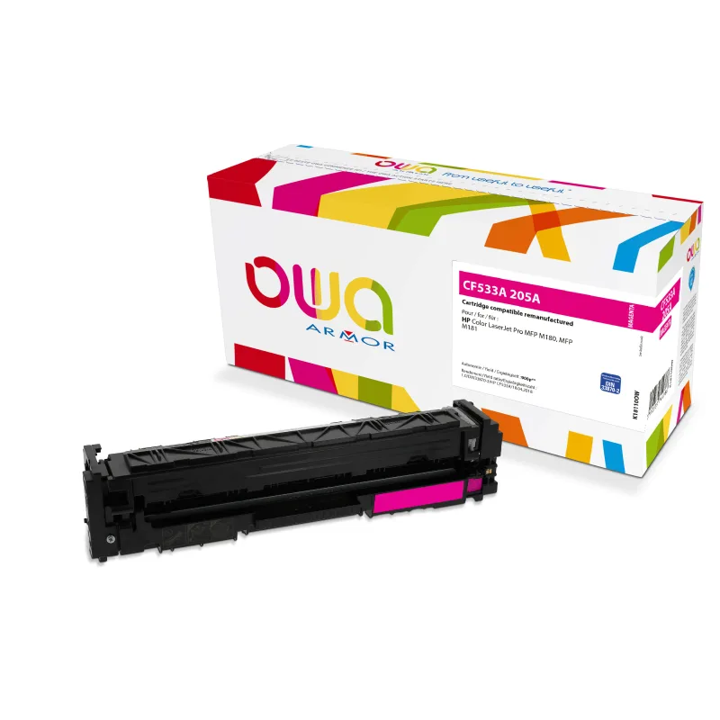 OWA Armor toner kompatibilný HP CF533A, 900st, červená/ magenta K18110OW