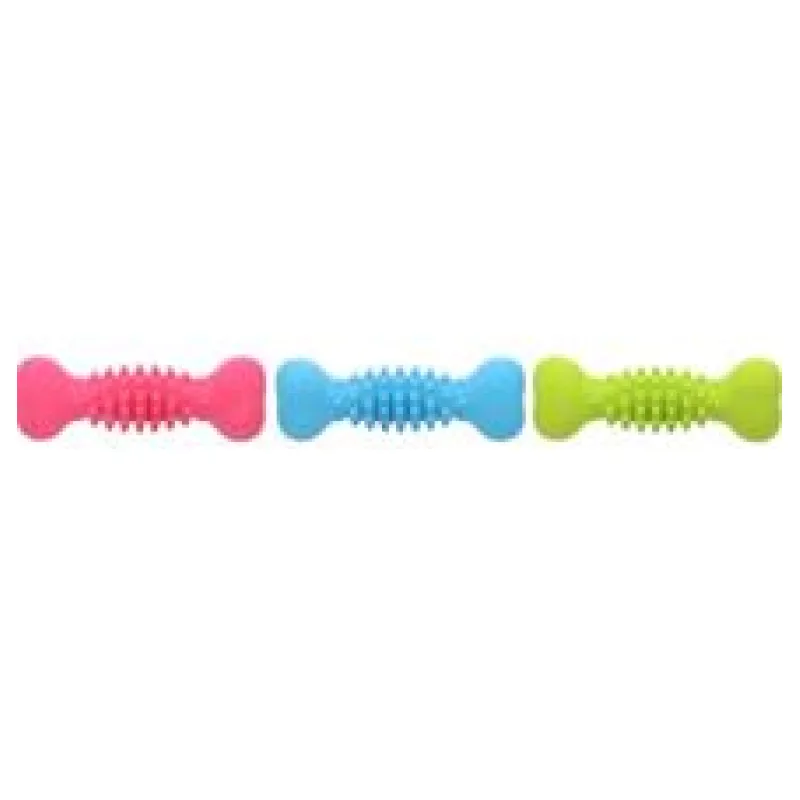 Hračka guma Fuma kost 20,5cm mix barev Flamingo 1ks/20,5cm