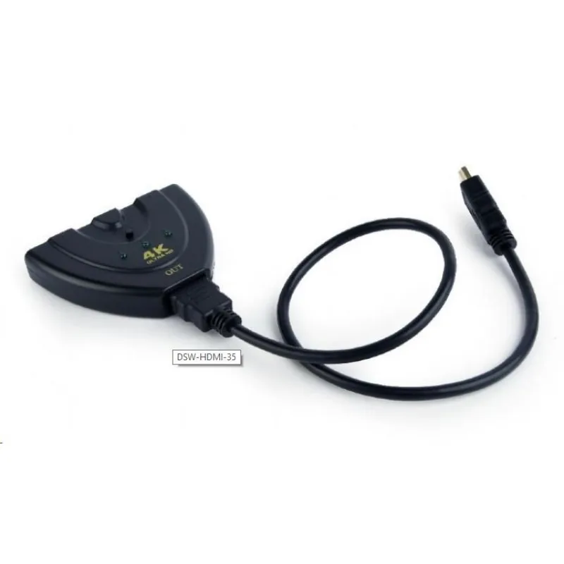 Dátový prepínač GEMBIRD HDMI, 3-cestný DSW-HDMI-35