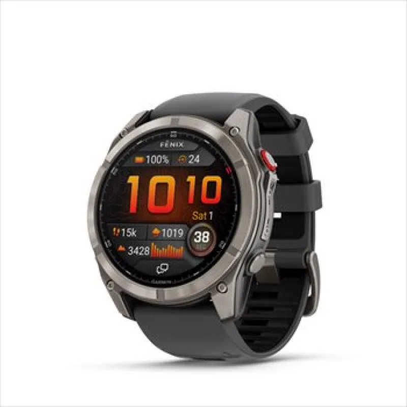 Garmin fenix 8 Pro - 51mm, AMOLED, Sapphire, Titanium, Graphite/Black…