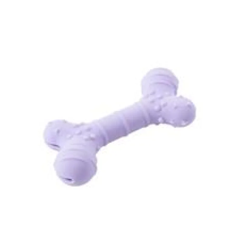 Hračka pes BUSTER Flex Bone 16 cm modrá