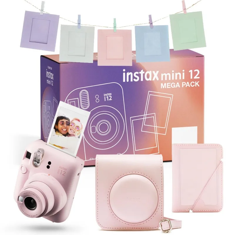 Fujifilm MINI 12 MEGA PACK ružovy 70100163465