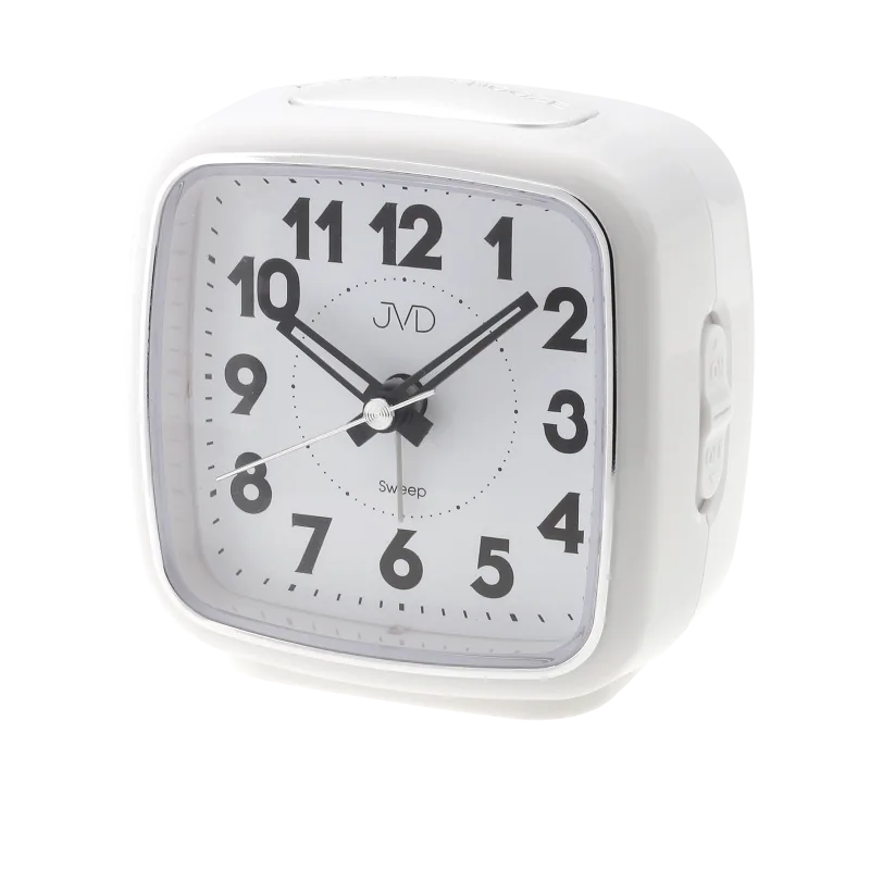 Analogový netikající tichý ručkový budík JVD SRP878.3