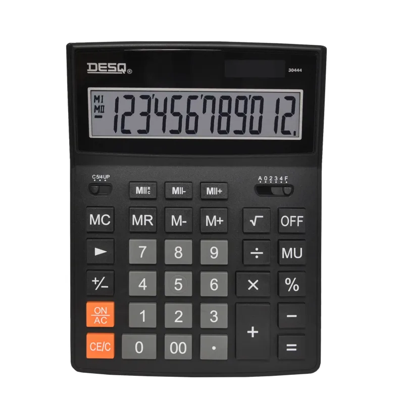 Kalkulačka DESQ XXL, čierna 30444