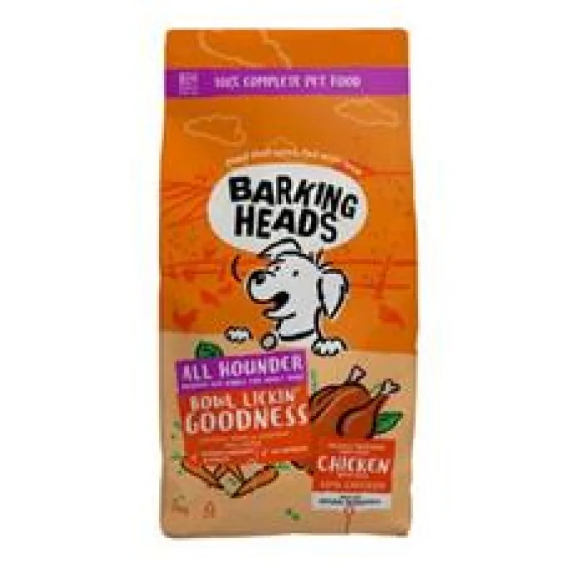 BARKING HEADS All Hounder Bowl Lickin Good Chick 2kg