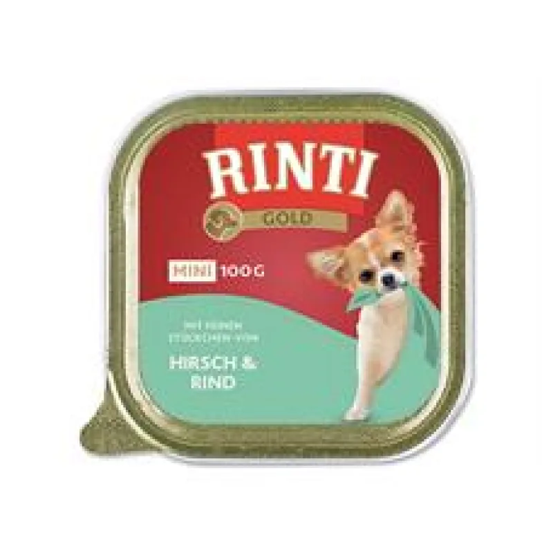 Vanička RINTI Gold mini jelen + hovězí 100 g