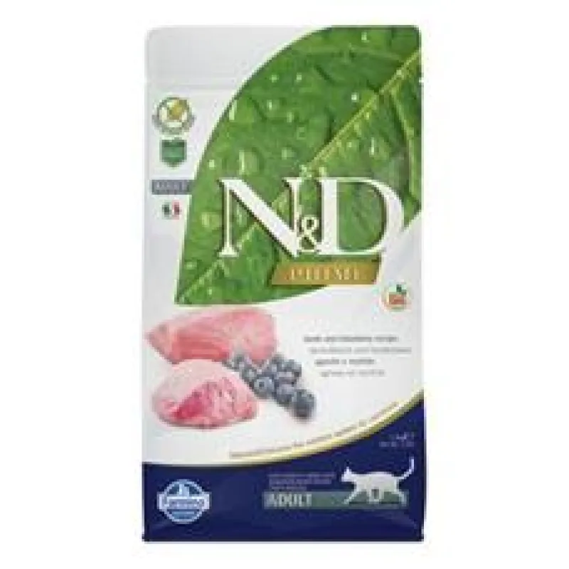 N&D PRIME CAT Adult Lamb & Blueberry 5 kg