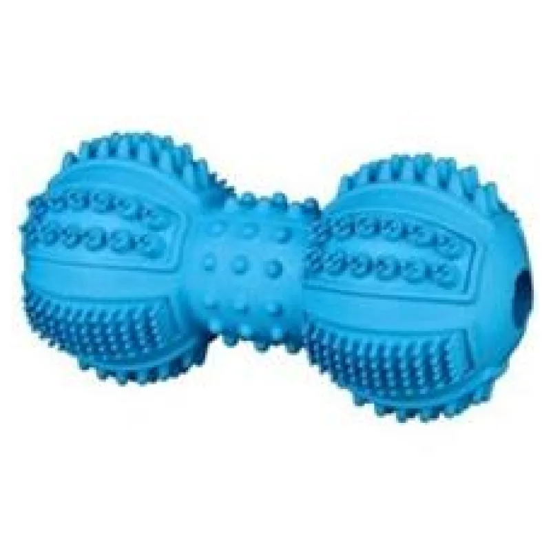 DentaFun činka přírodní tvrdá guma, různobarevná 9 cm