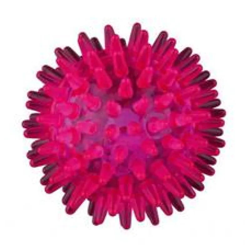 Svítící ježatý míček, termoplastová guma (TPR) 5 cm