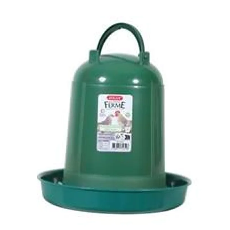Žlab pitný pro drůbež 3l recykl.plast Zolux 3l zelená