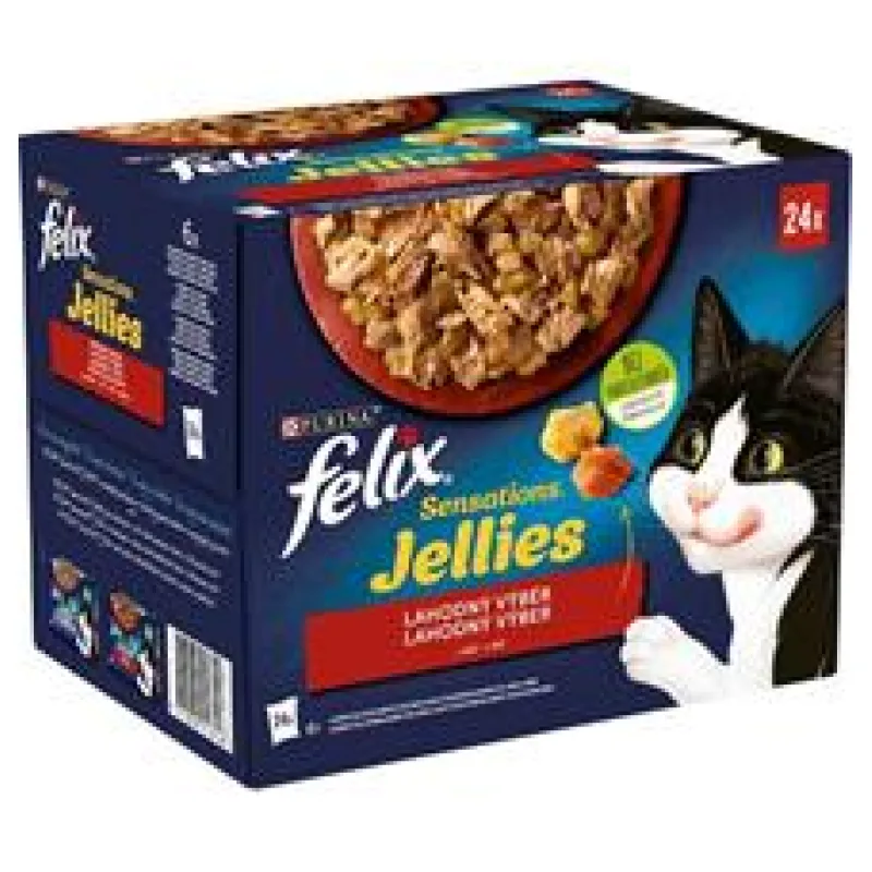 Felix cat kaps.-Sens.Jellies Multipack v želé 24 x 85 g
