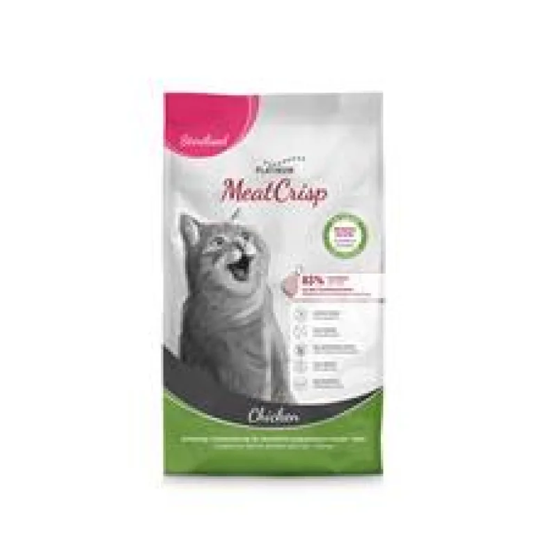 Platinum MeatCrisp Sterilised Chicken - Kuře pro kastrované kočky 1,5kg
