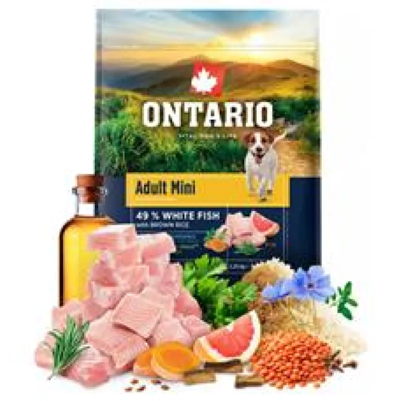 Ontario Adult Mini Fish & Brown Rice 2,25kg