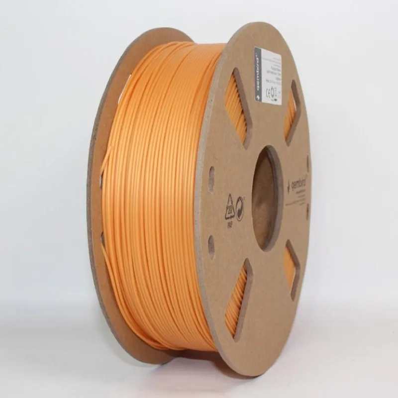 GEMBIRD Tlačová struna (filament) PLA PLUS, 1,75 mm, 1 kg, oranžová 3DP…