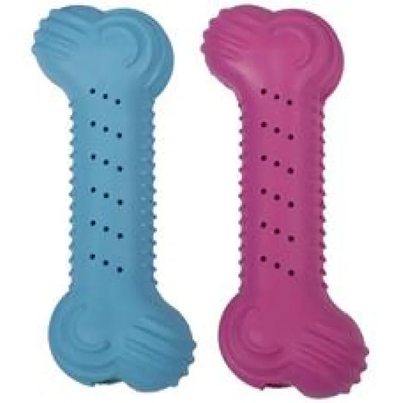 Hračka gumová kost se zvukem 17 cm