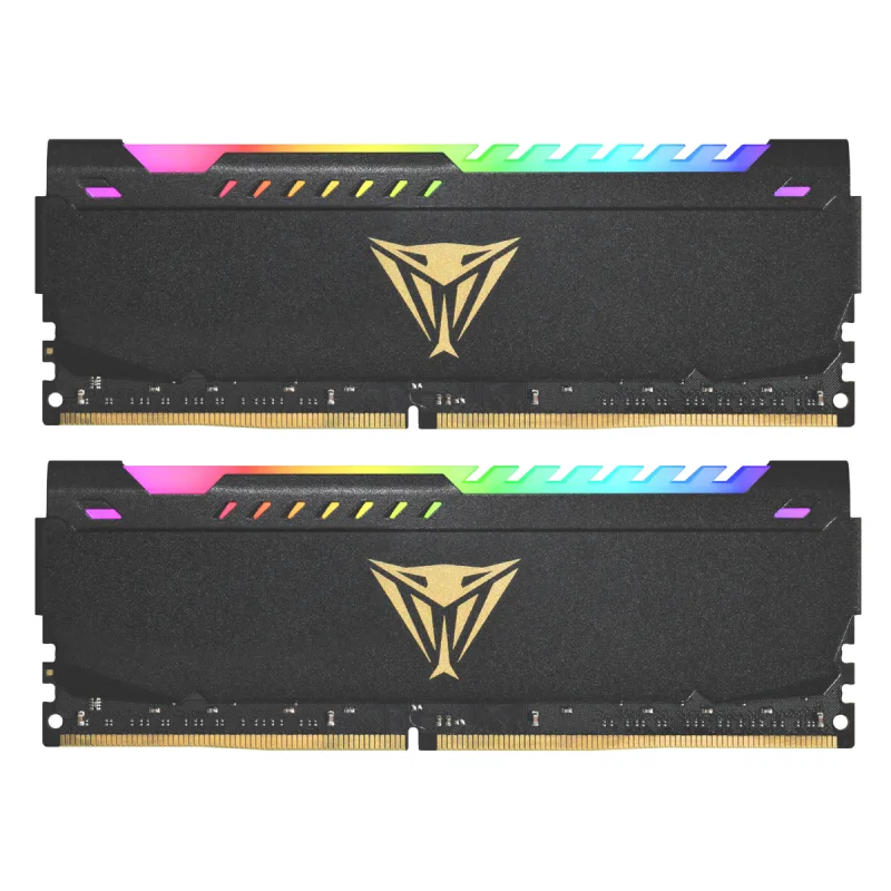 Patriot Viper Steel/ DDR4/ 16GB/ 3200MHz/ CL16/ 2x8GB/ RGB/ Black…