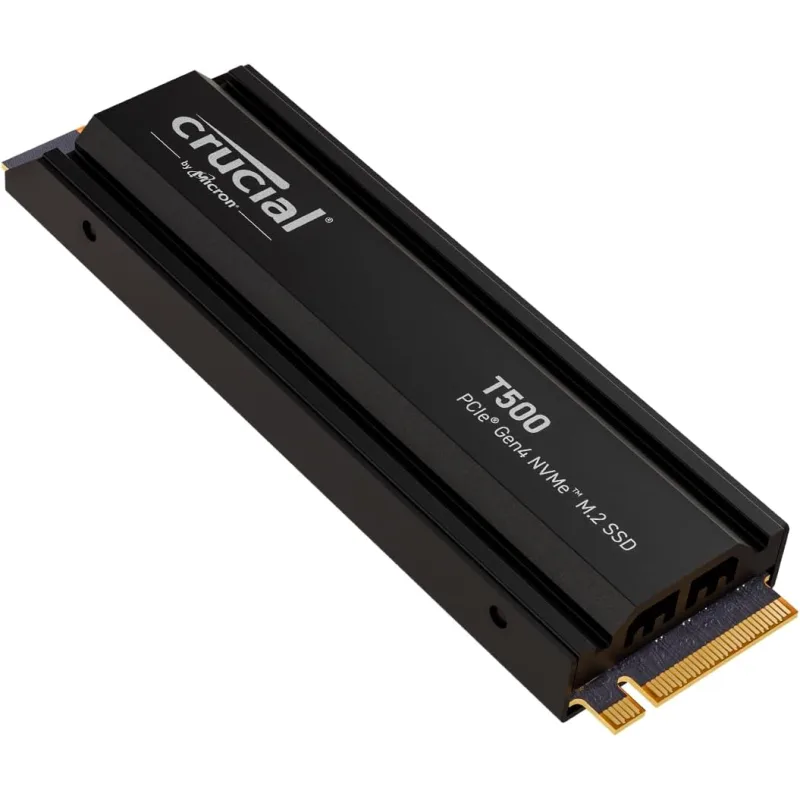 Crucial T500/ 1TB/ SSD/ M.2 NVMe/ Čierna/ Heatsink/ 5R CT1000T500SSD5