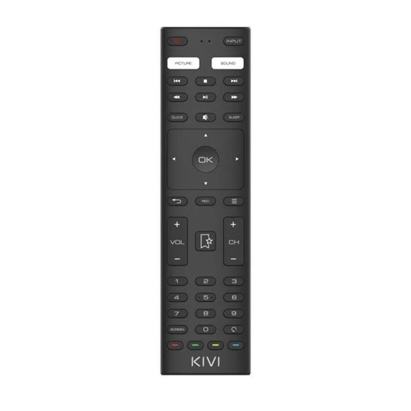 KIVI TV nahradne dialkové ovláaanie na seriu smart TV 504Q2362104
