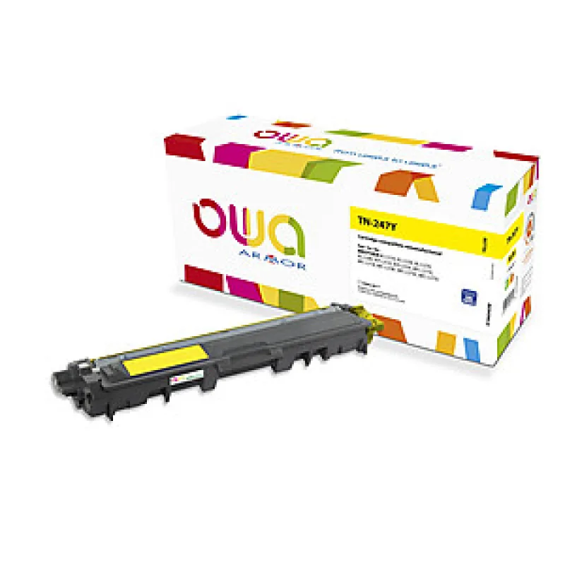 OWA Armor toner kompatibilný s Brother TN-247Y, 2300st, žltá/ yellow…