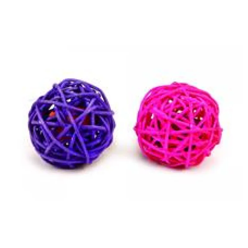 Beeztees Balonek ratanový s catnipem 18cm