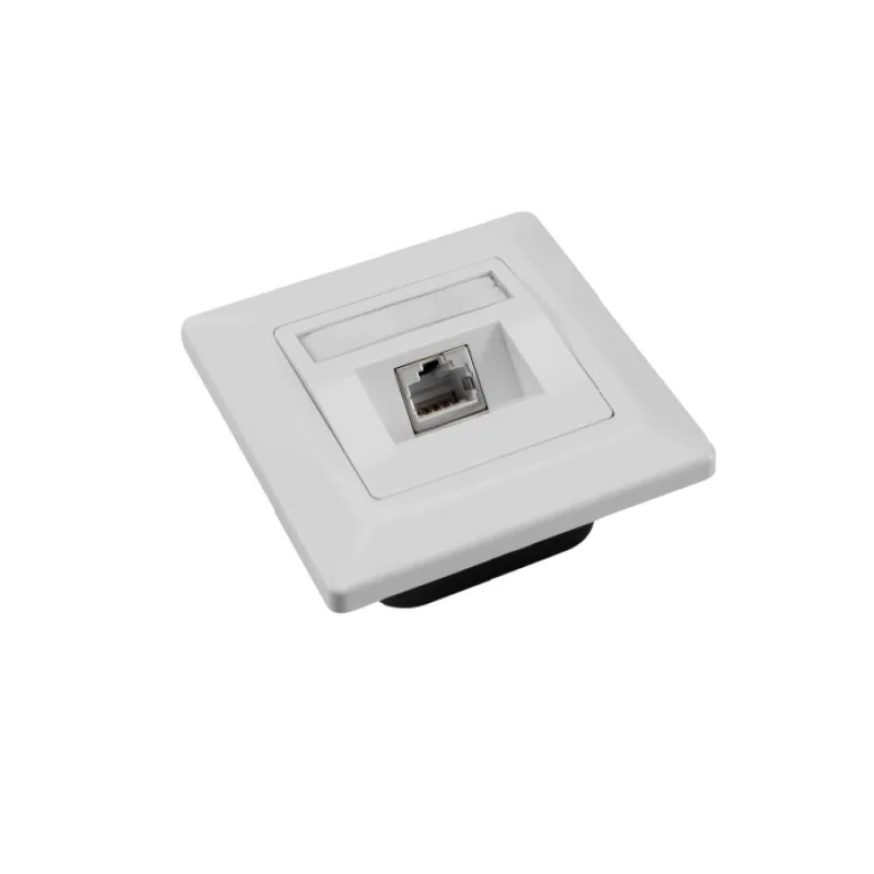 Zásuvka Solarix CAT5E STP 1 x RJ45 pod omietku biela 23100096