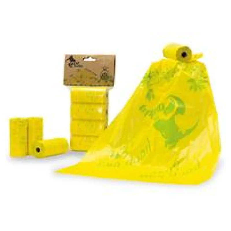 PetBuddy sáčky na exkrementy CITRON 4 role/ á 20 sáčků s potiskem a vůní