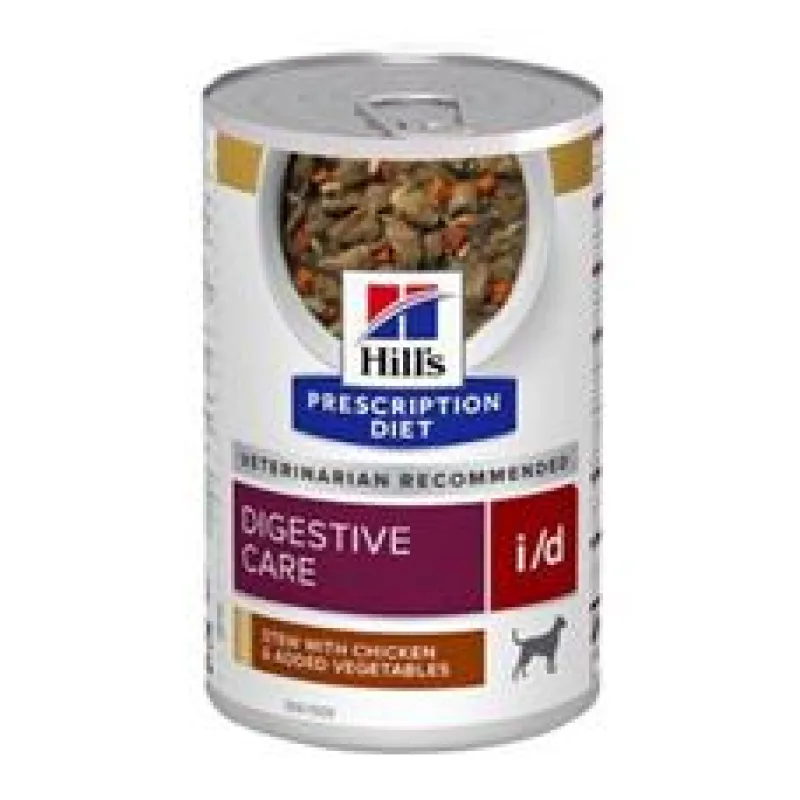 Hill’s Can. PD I/D Digestiv Care Chick. stew Konz 354g NEW
