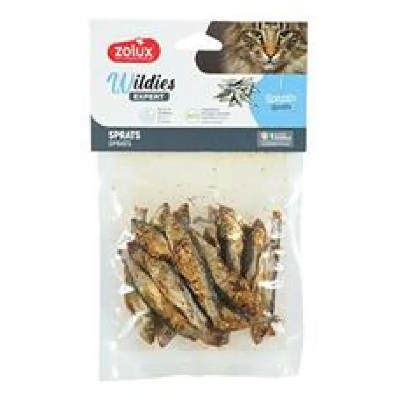 Pochoutka WILDIES šproty celé sušené Zolux 50g