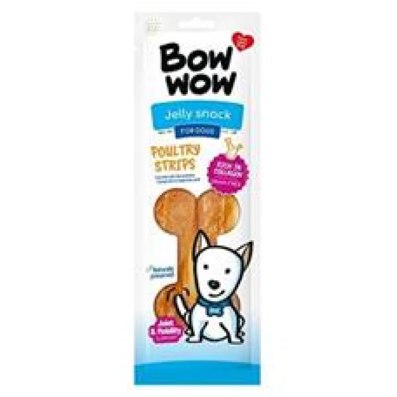 Bow wow poch. Drůbeží stripsy 60 g