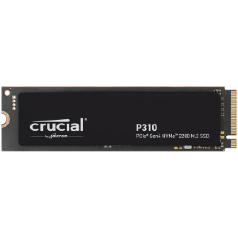 Crucial P310/ 2TB/ SSD/ 0/ M.2 NVMe/ Čierna/ Heatsink/ 5R CT2000P310SSD5