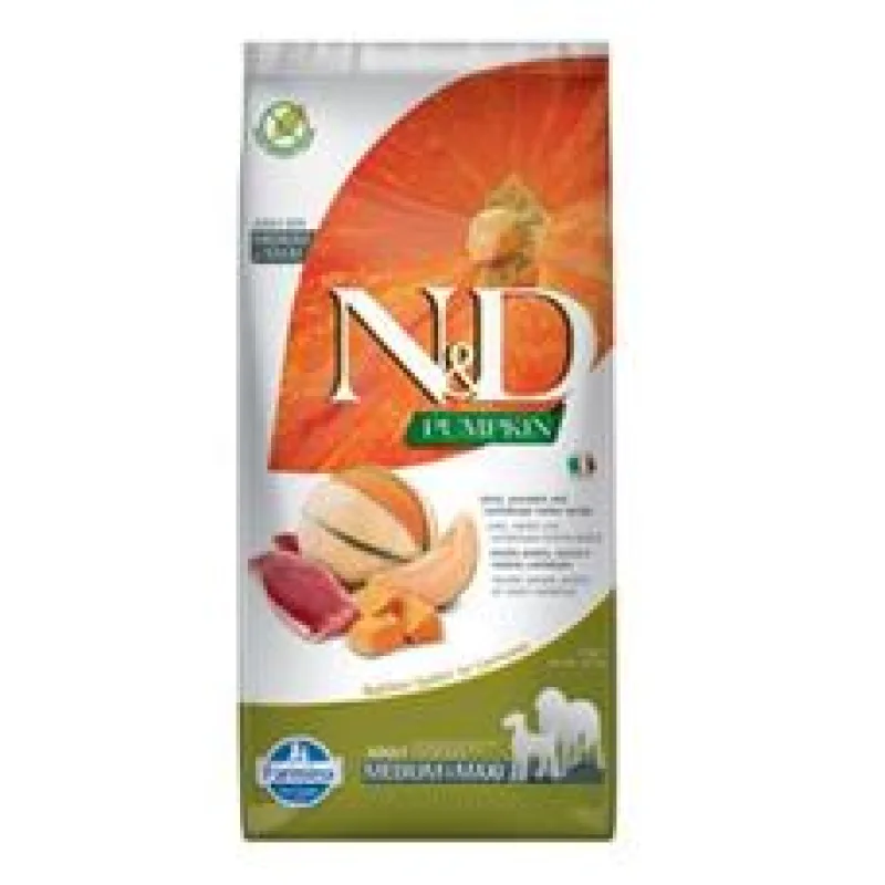N&D Pumpkin DOG Adult M/L Duck & Cantaloupe melon 12 kg