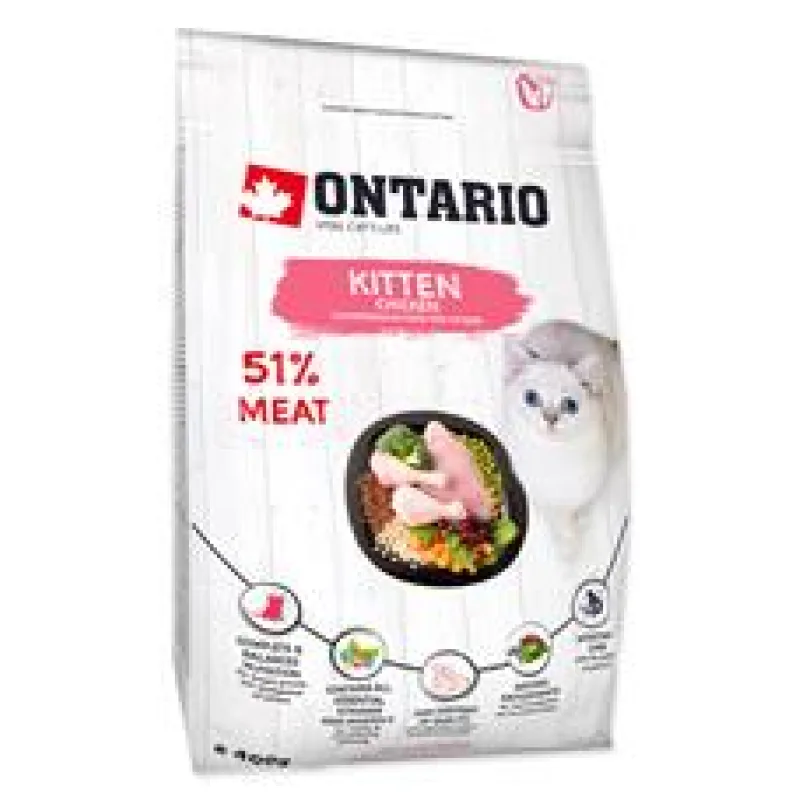 ONTARIO Kitten Chicken 0,4 kg
