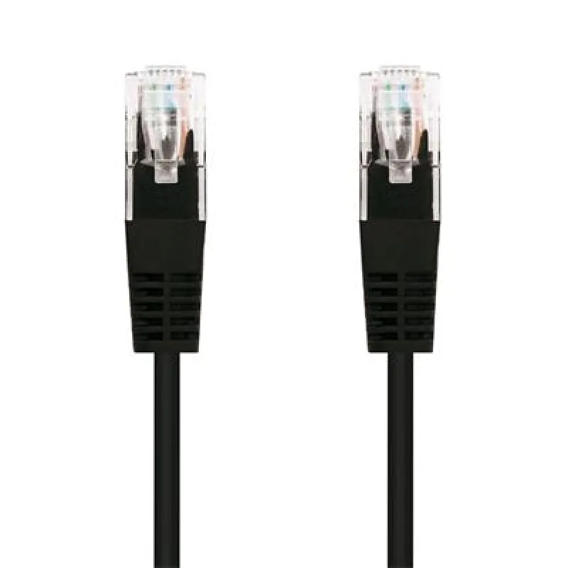 Kábel C-TECH patchcord Cat5e, UTP, čierny, 2m CB-PP5-2BK