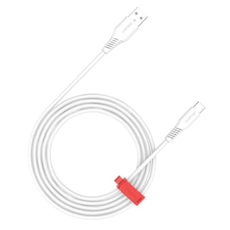Canyon AC18SC, 1.2 m kábel, USB-A / USB-C, 18 W, biely CNS-AC18SC12W