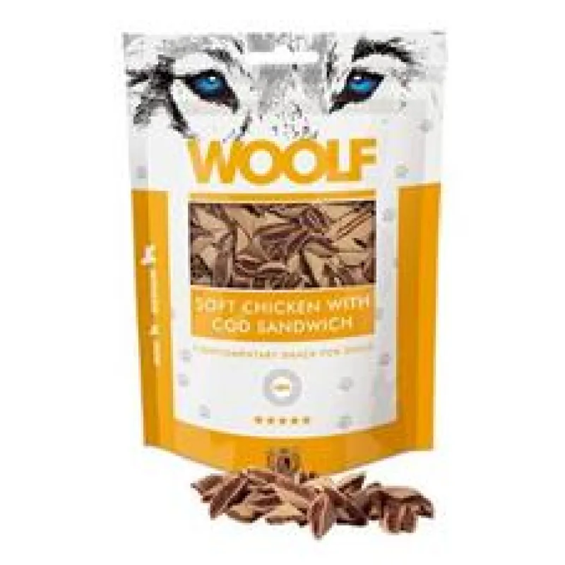 WOOLF pochoutka soft chicken with cod sandwich 10gg