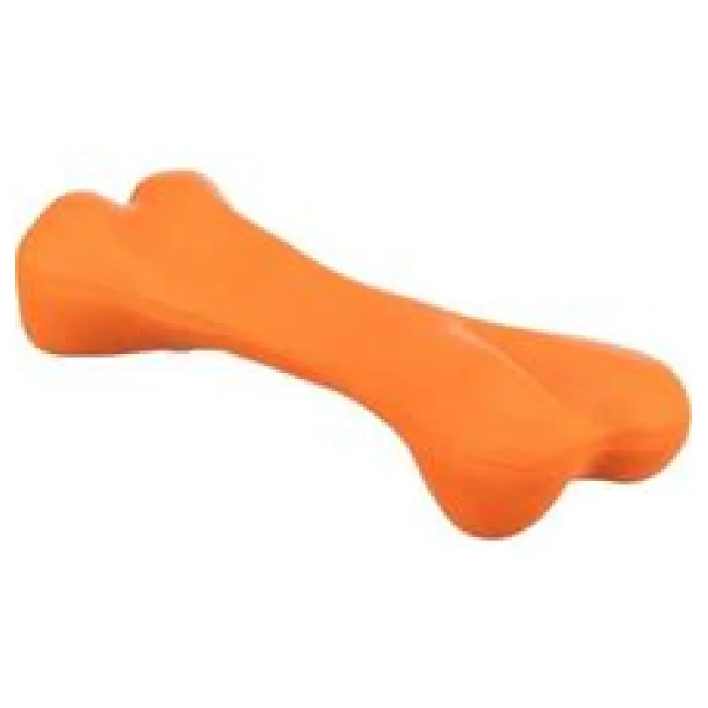 Kost autentický design , tvrdá guma, oranžová 22 cm