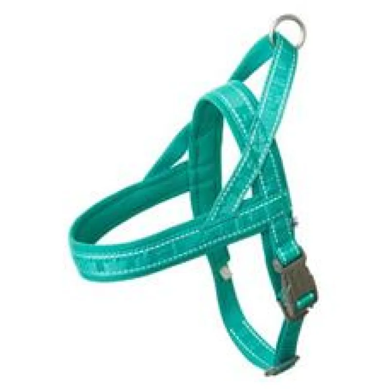 Postroj Hurtta Casual ECO paví zeleň 50-60cm