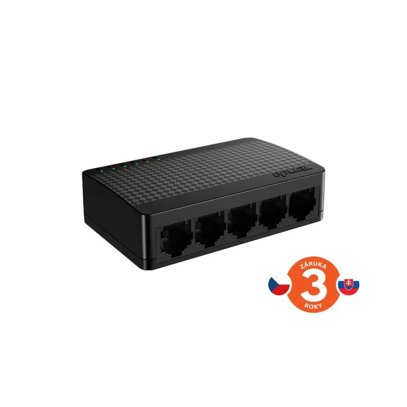 Tenda SG105M 5-portový Gigabit Ethernet Switch, 10/ 100/ 1000Mbps, …