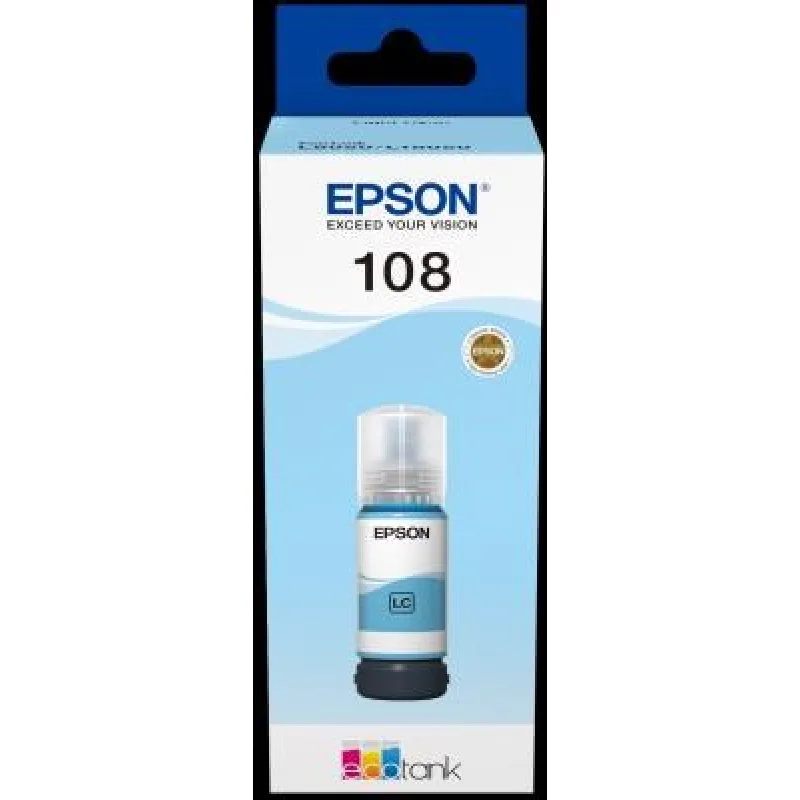 EPSON 108 EcoTank Light Cyan ink bottle C13T09C54A
