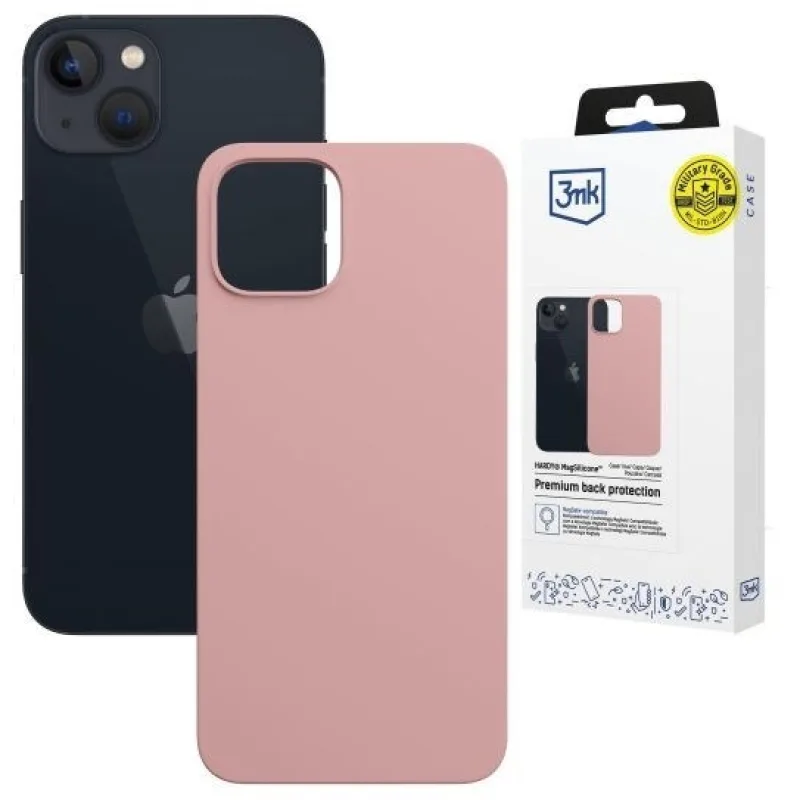 3mk ochranný kryt HARDY MagSilicone pro Apple iPhone 15 Pink 5903108661515
