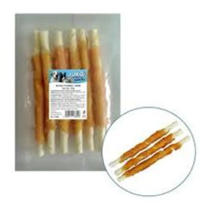 Tyčinka buvolí obalená kuřecím masem JUKO Snacks 12,5 cm 6ks
