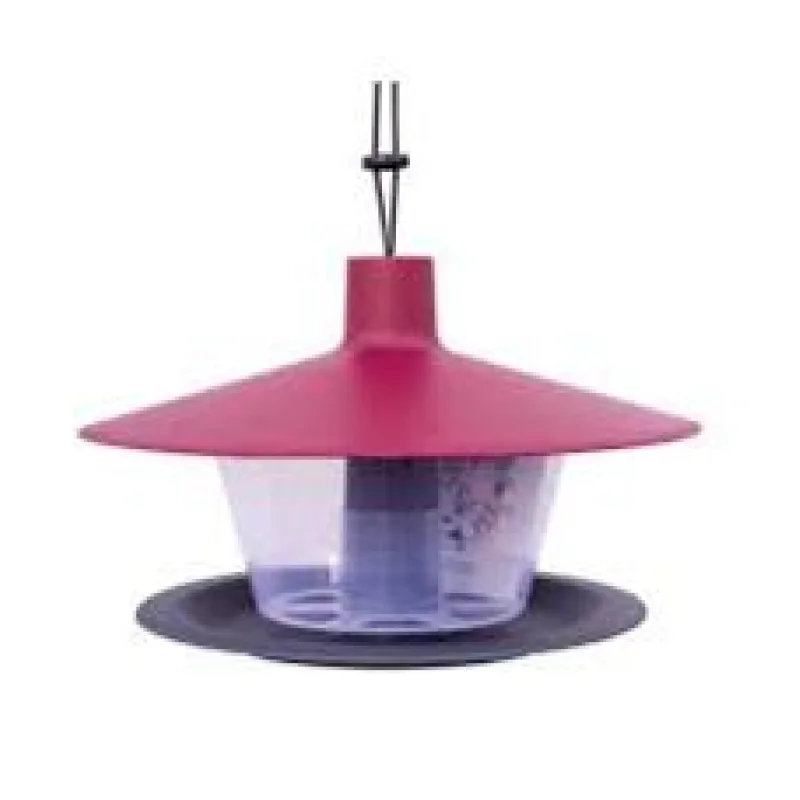 Krmítko venkovní Finch talíř vínová 1 ks vínová