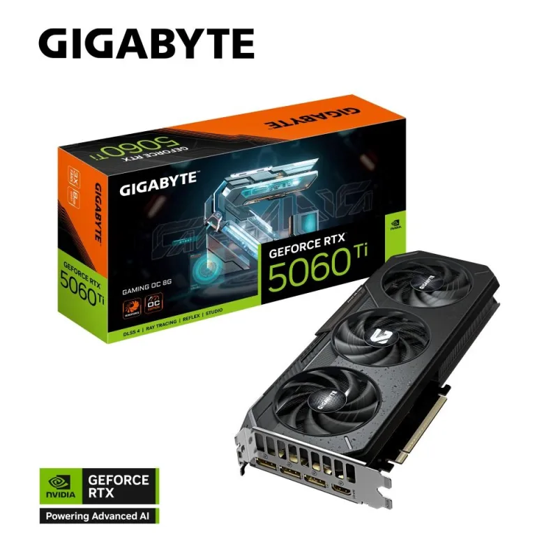 GIGABYTE VGA NVIDIA GeForce RTX 5060 Ti GAMING OC 8G, 8G GDDR7, 3xDP, …